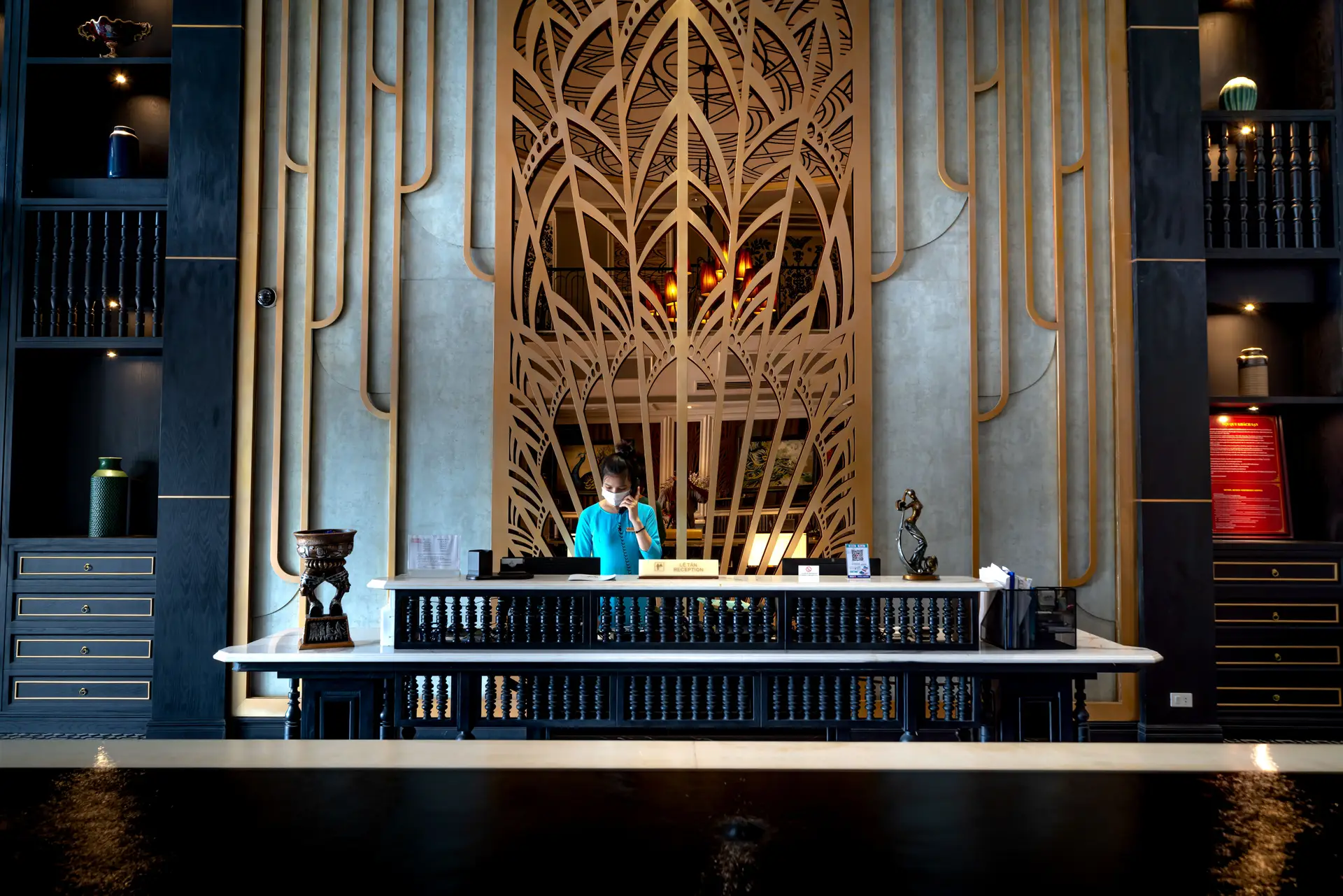 Luxury New Zealand casino hotel interior